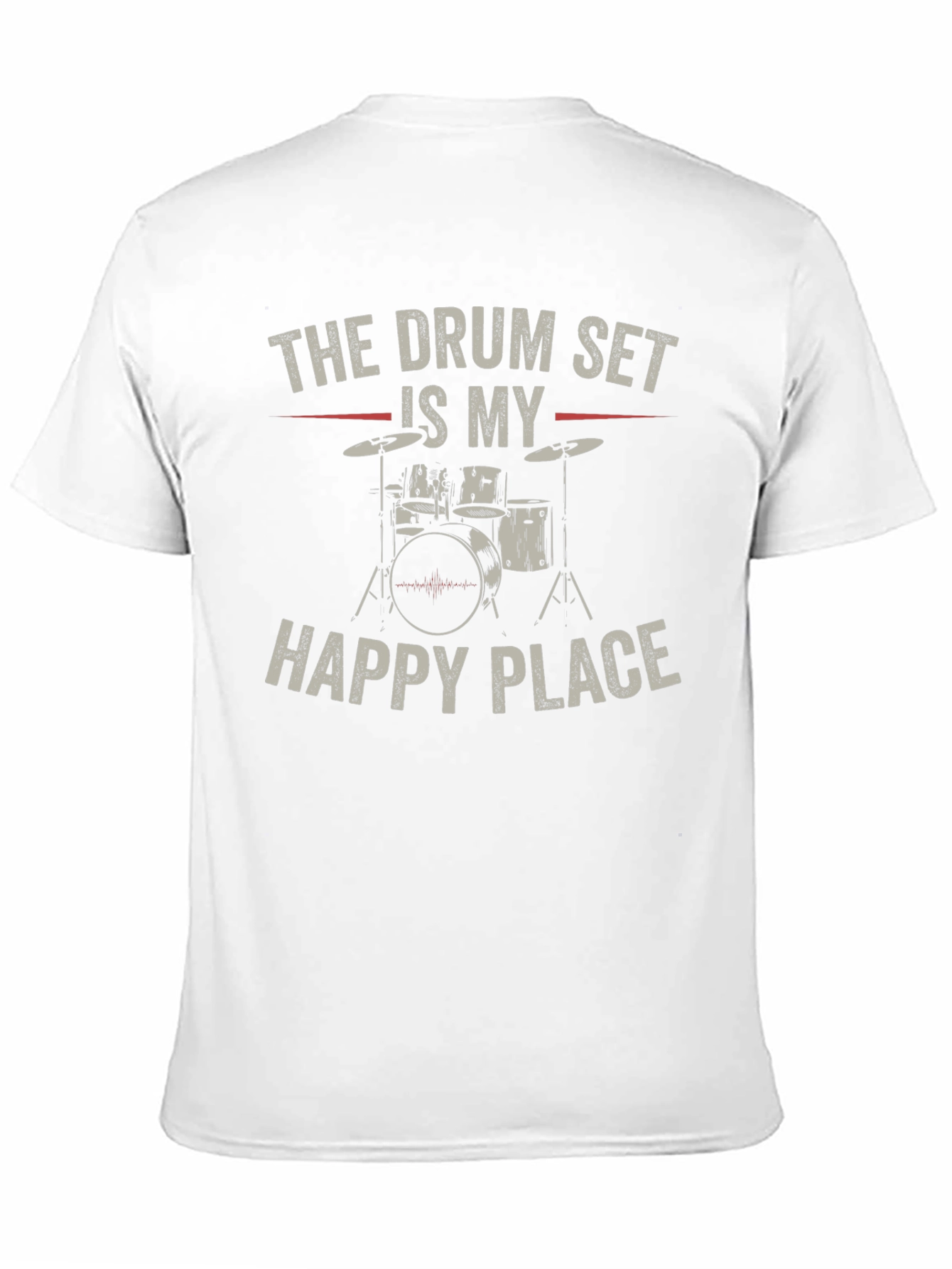 Drum Set Happy Place T-Shirt