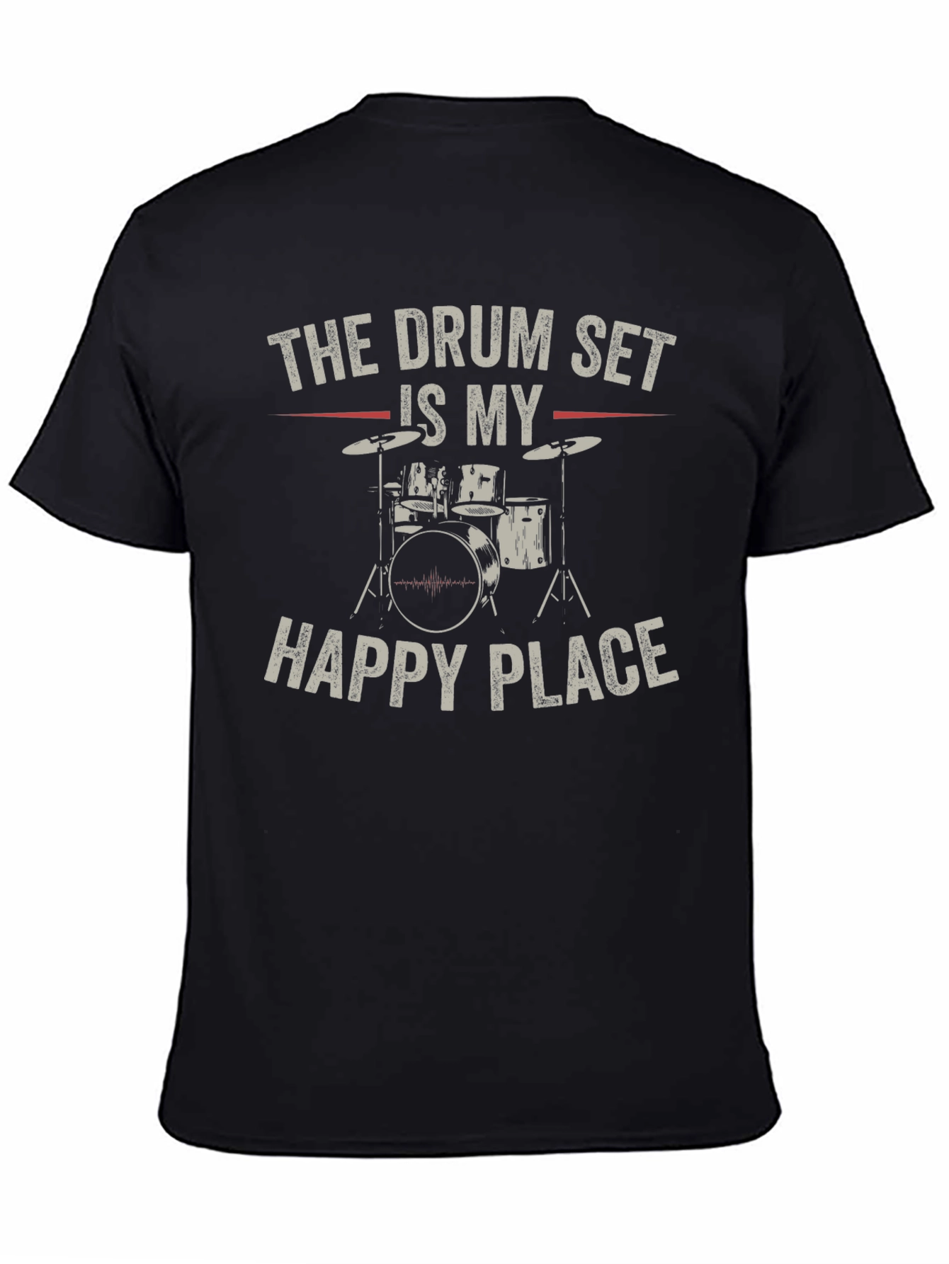 Drum Set Happy Place T-Shirt