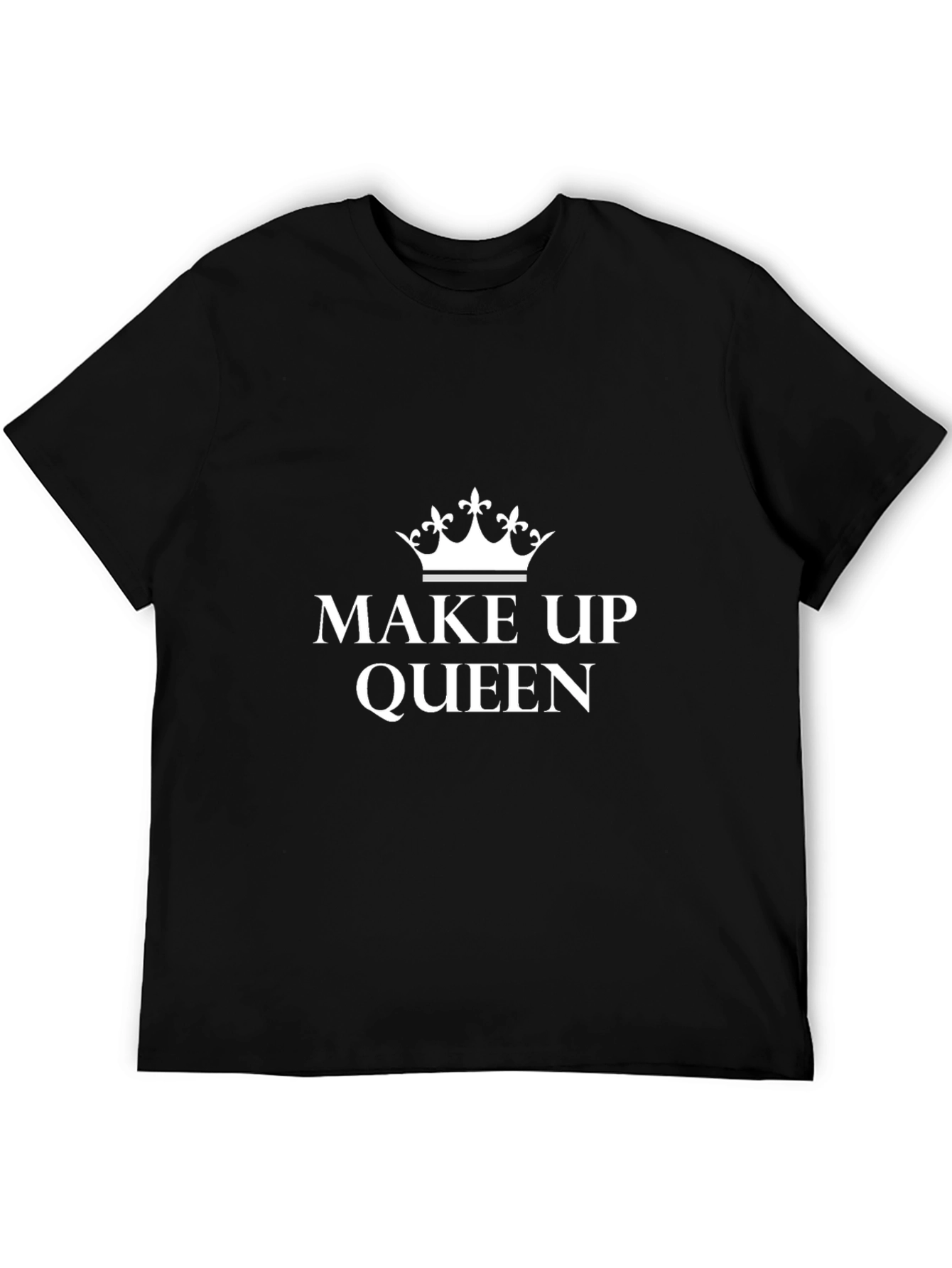 Make Up Queen Black Graphic Tee