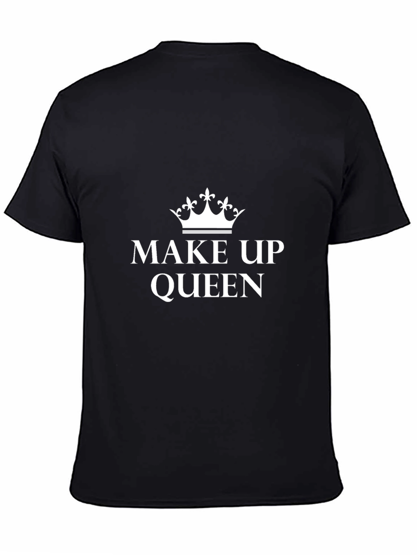 Make Up Queen Black Graphic Tee