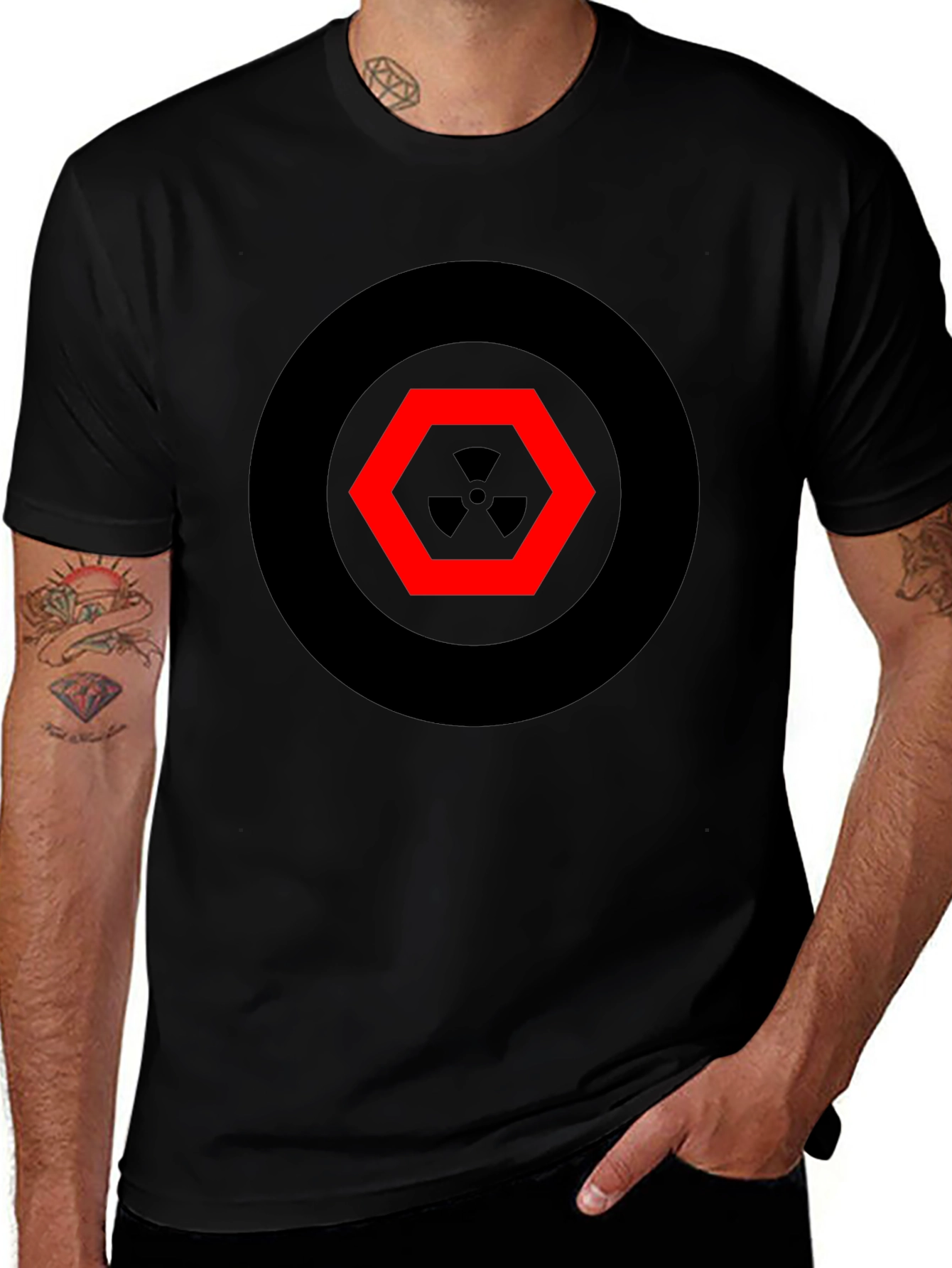 Radioactive Symbol Graphic Tee