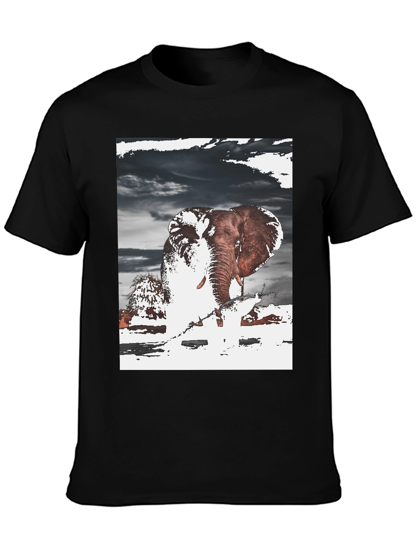 Elephant Graphic T-Shirt - Unique Design