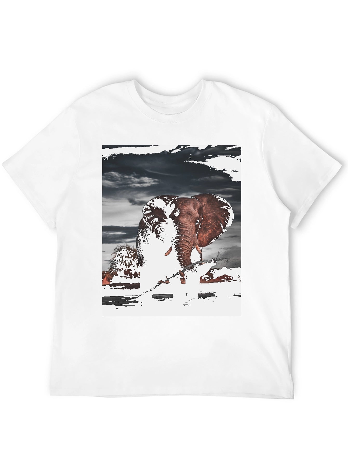 Elephant Graphic T-Shirt - Unique Design