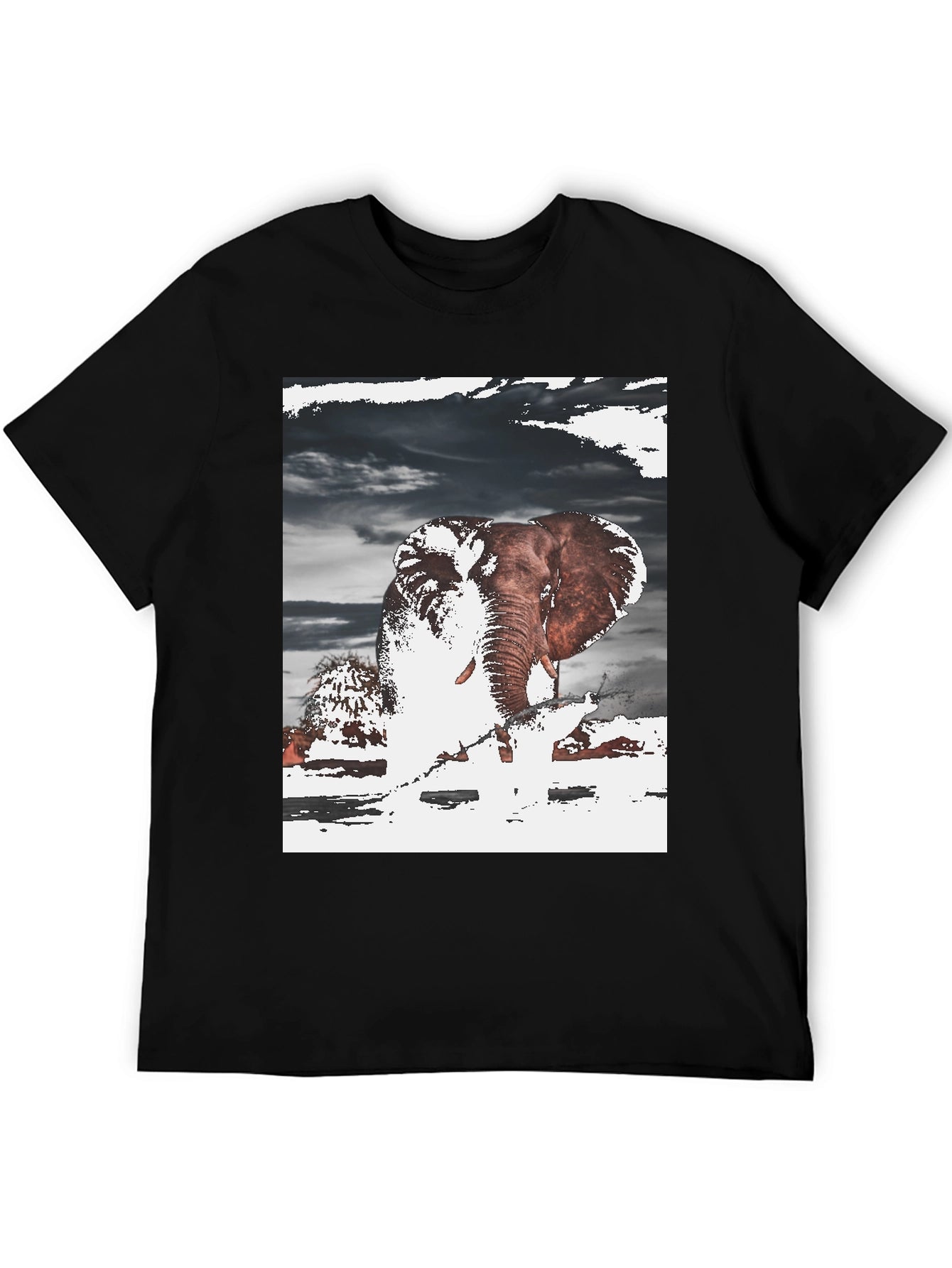 Elephant Graphic T-Shirt - Unique Design