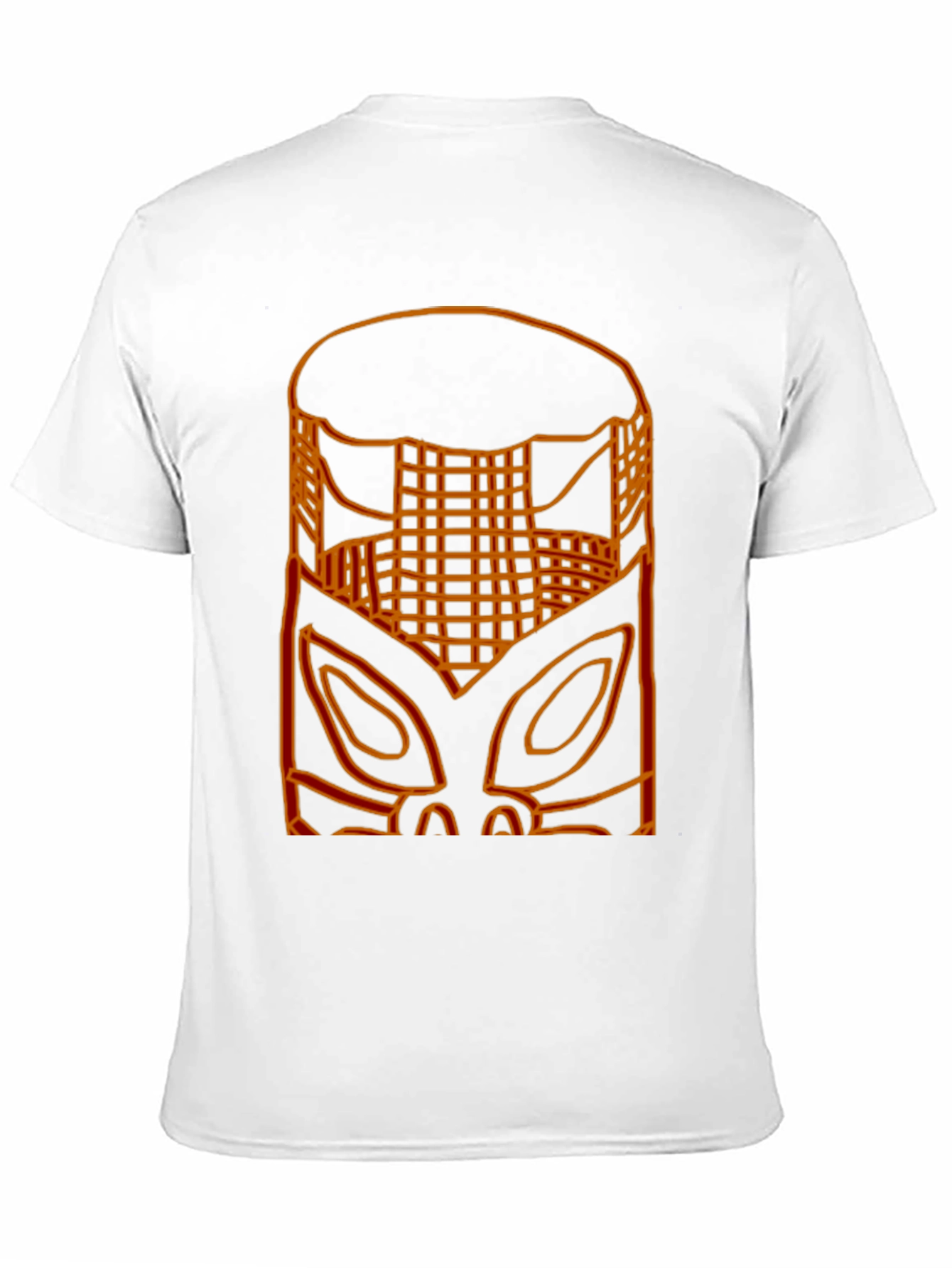 Tribal Mask Graphic Tee - Mens Black T-Shirt
