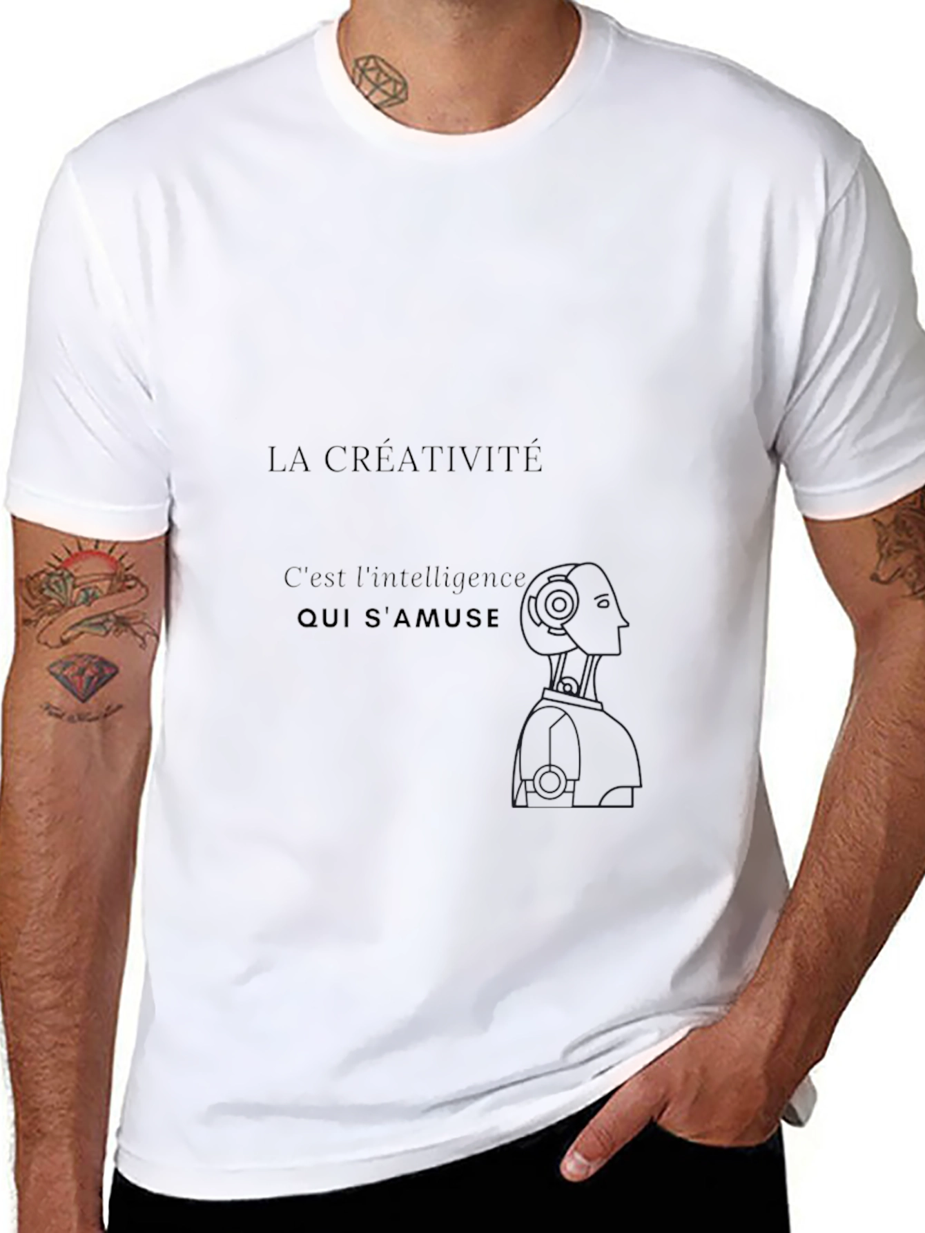 Creative AI Black T-Shirt