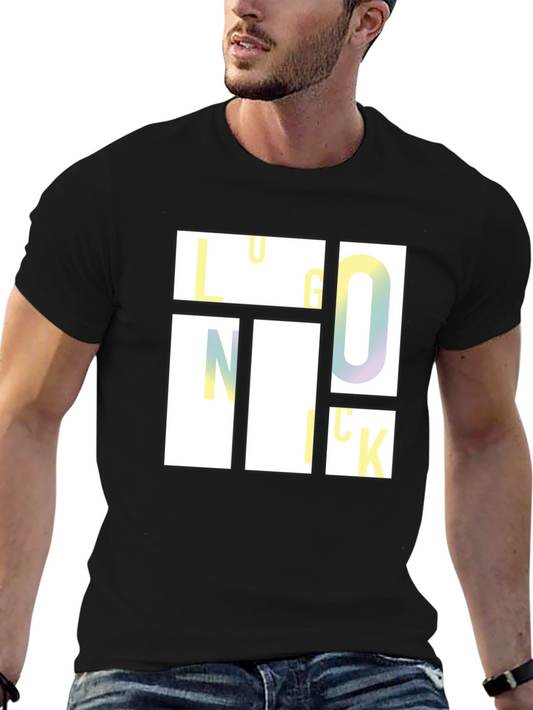 Graphic Block Lettering T-Shirt