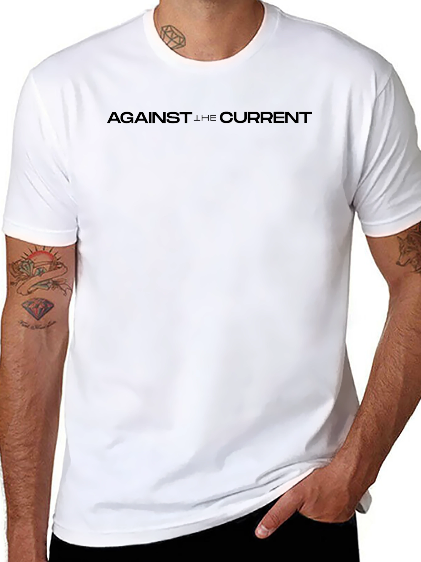 Against The Current Black T-Shirt
