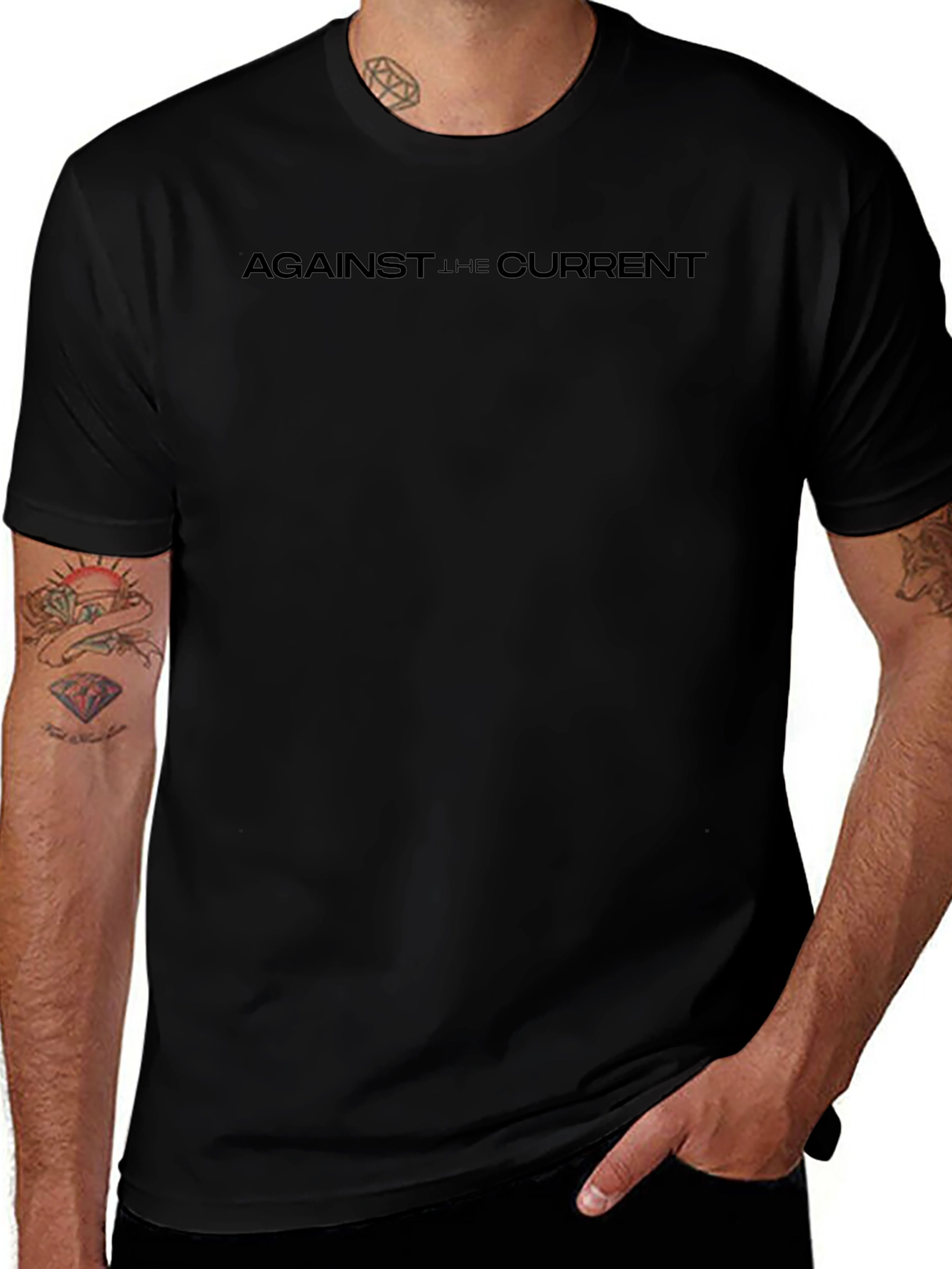 Against The Current Black T-Shirt