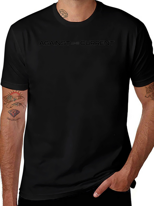 Against The Current Black T-Shirt