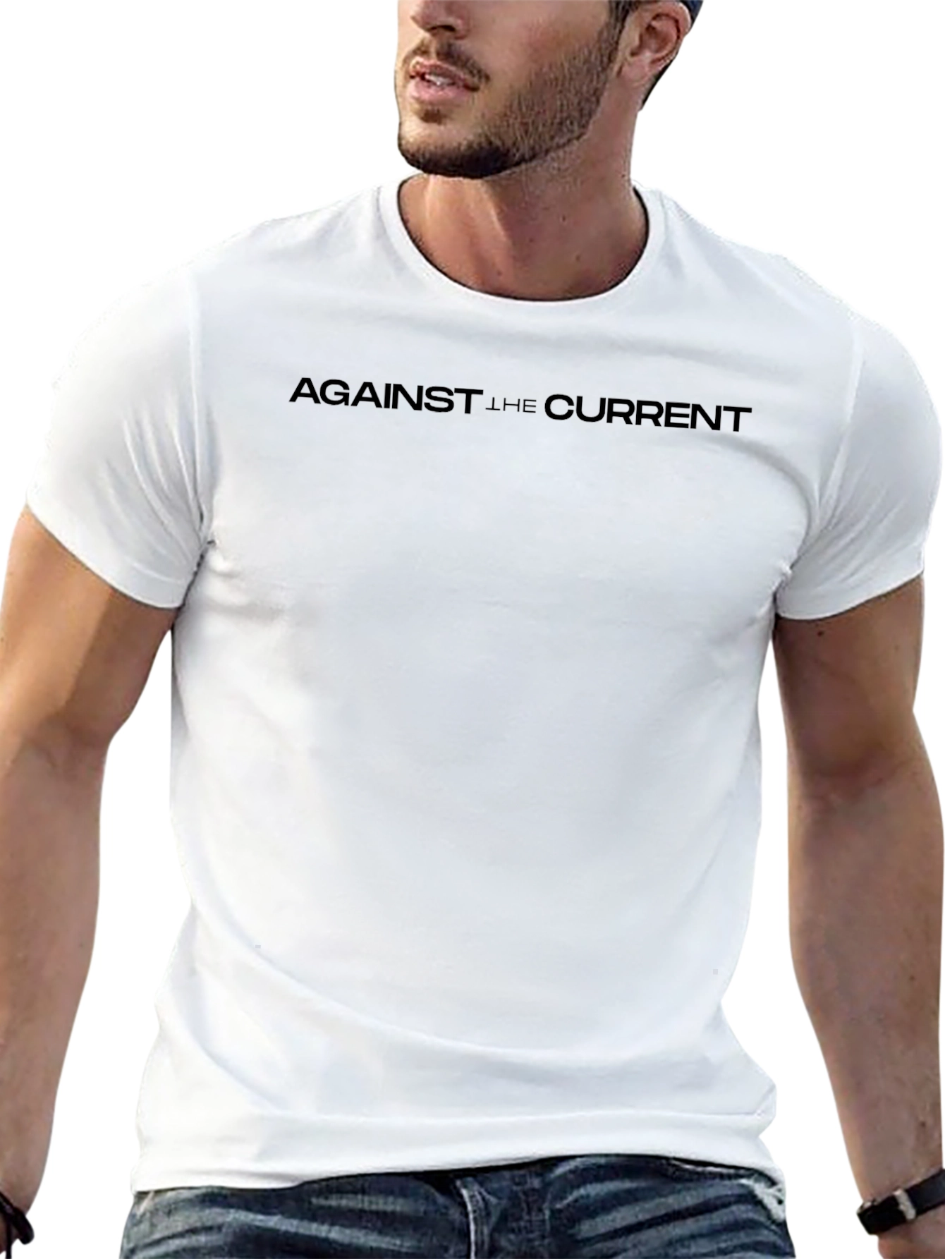 Against The Current Black T-Shirt