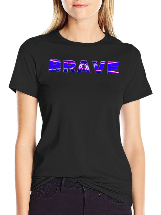 Brave Graphic Tee - Bold Statement Shirt