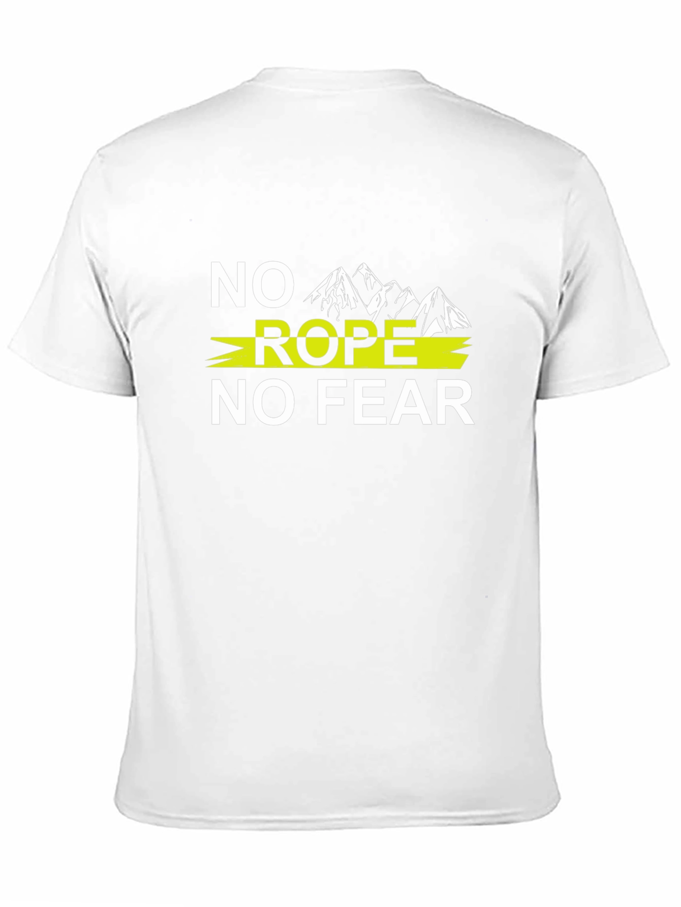 No Rope No Fear Graphic Tee - Black