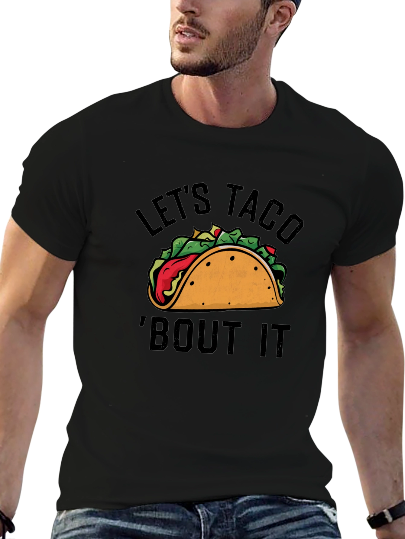 Lets Taco Bout It Black T-Shirt