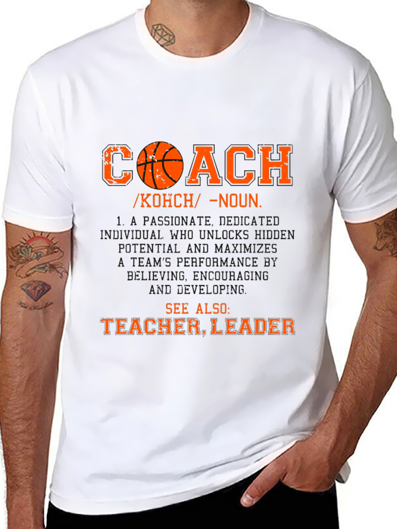 Coach Definition T-Shirt: Teacher Leader Tee
