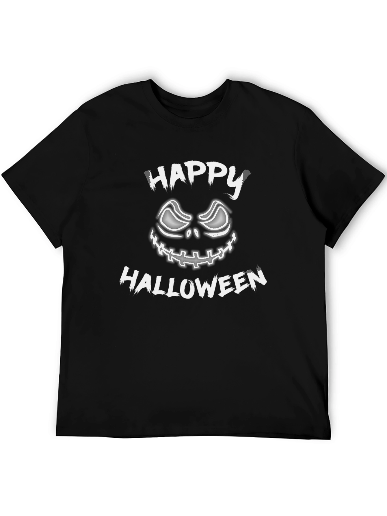 Happy Halloween Graphic Tee - Mens Black T-Shirt