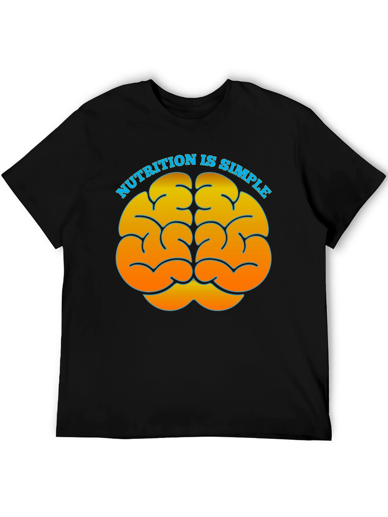 Nutrition is Simple Brain Graphic Tee