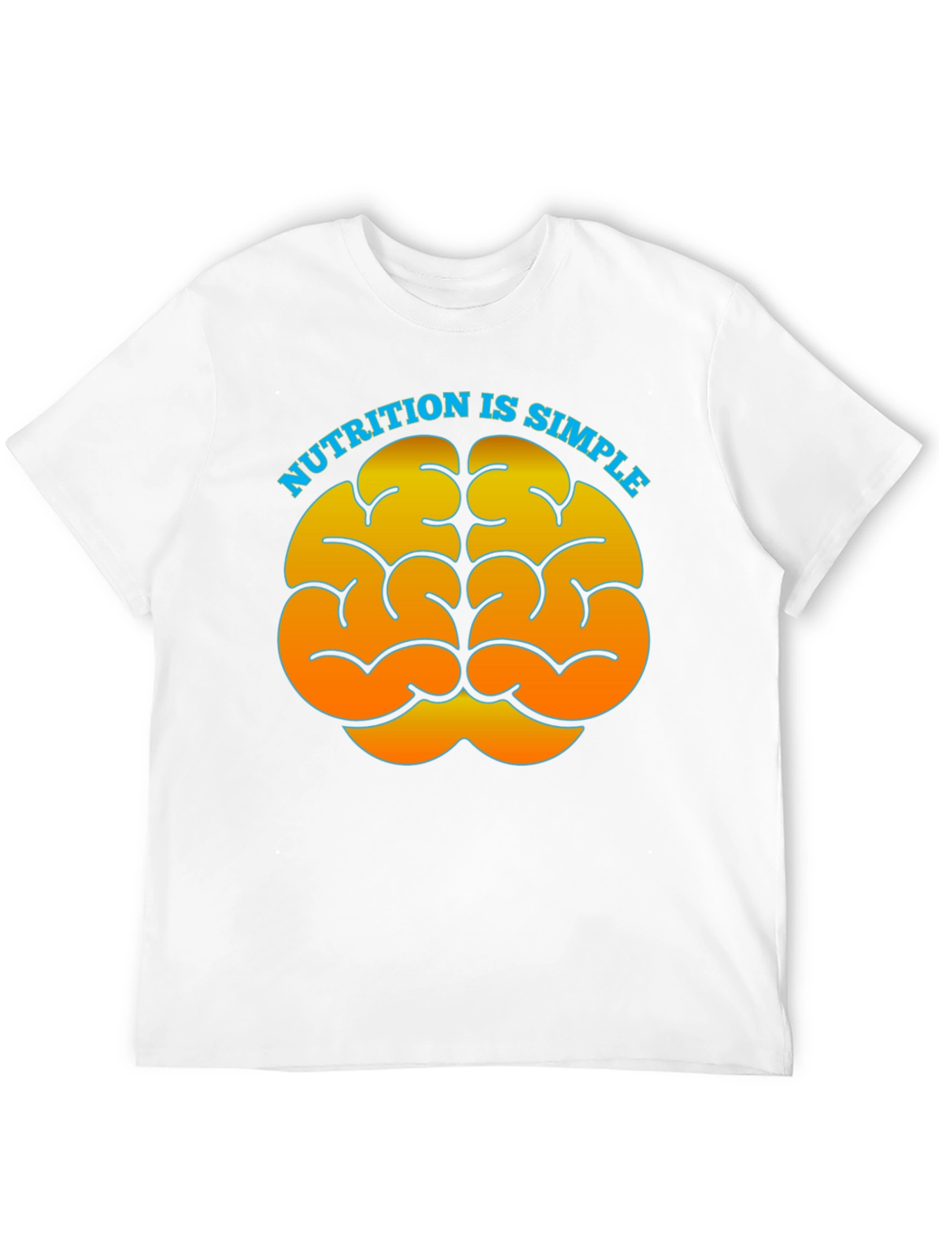 Nutrition is Simple Brain Graphic Tee