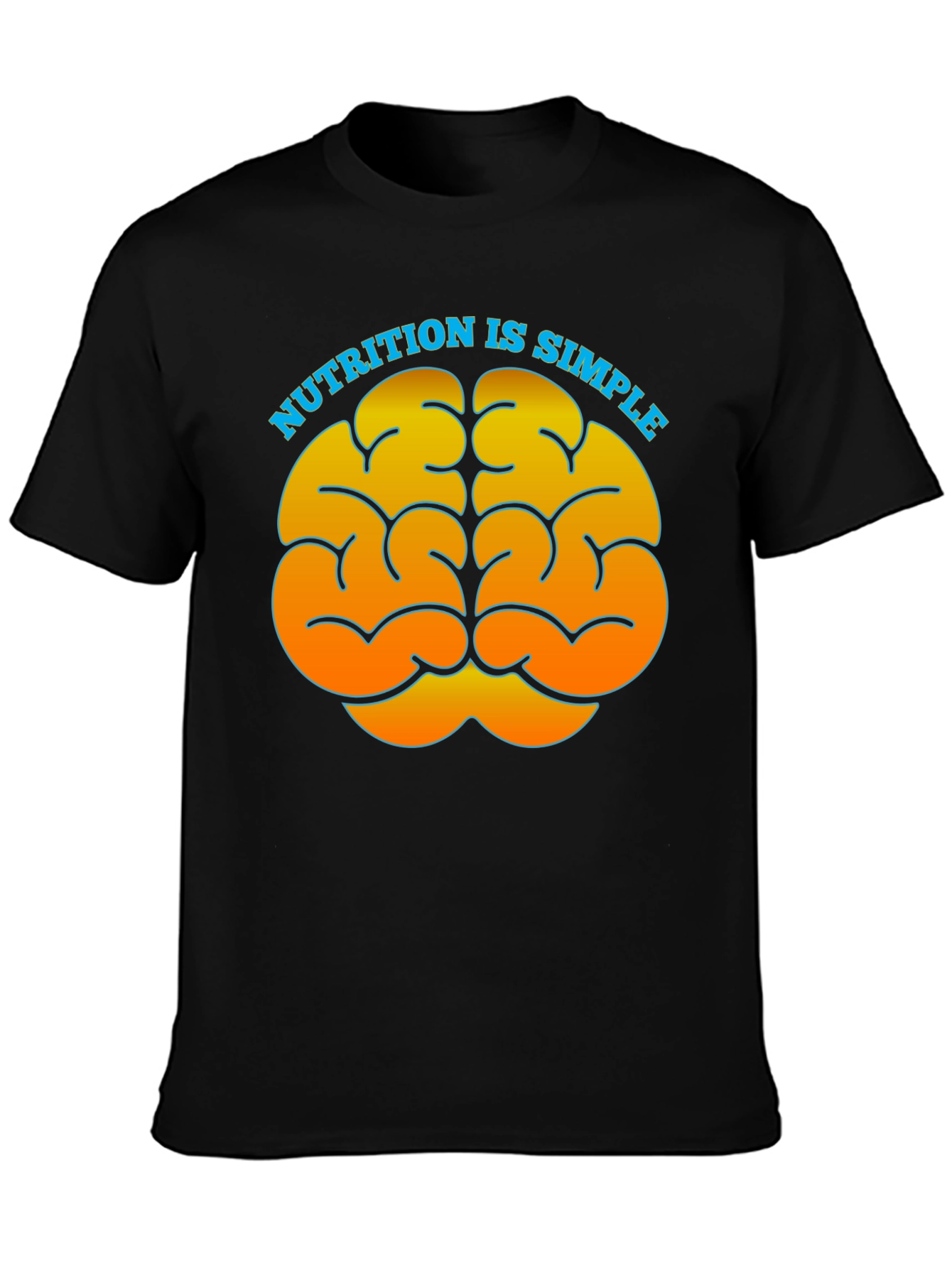 Nutrition is Simple Brain Graphic Tee