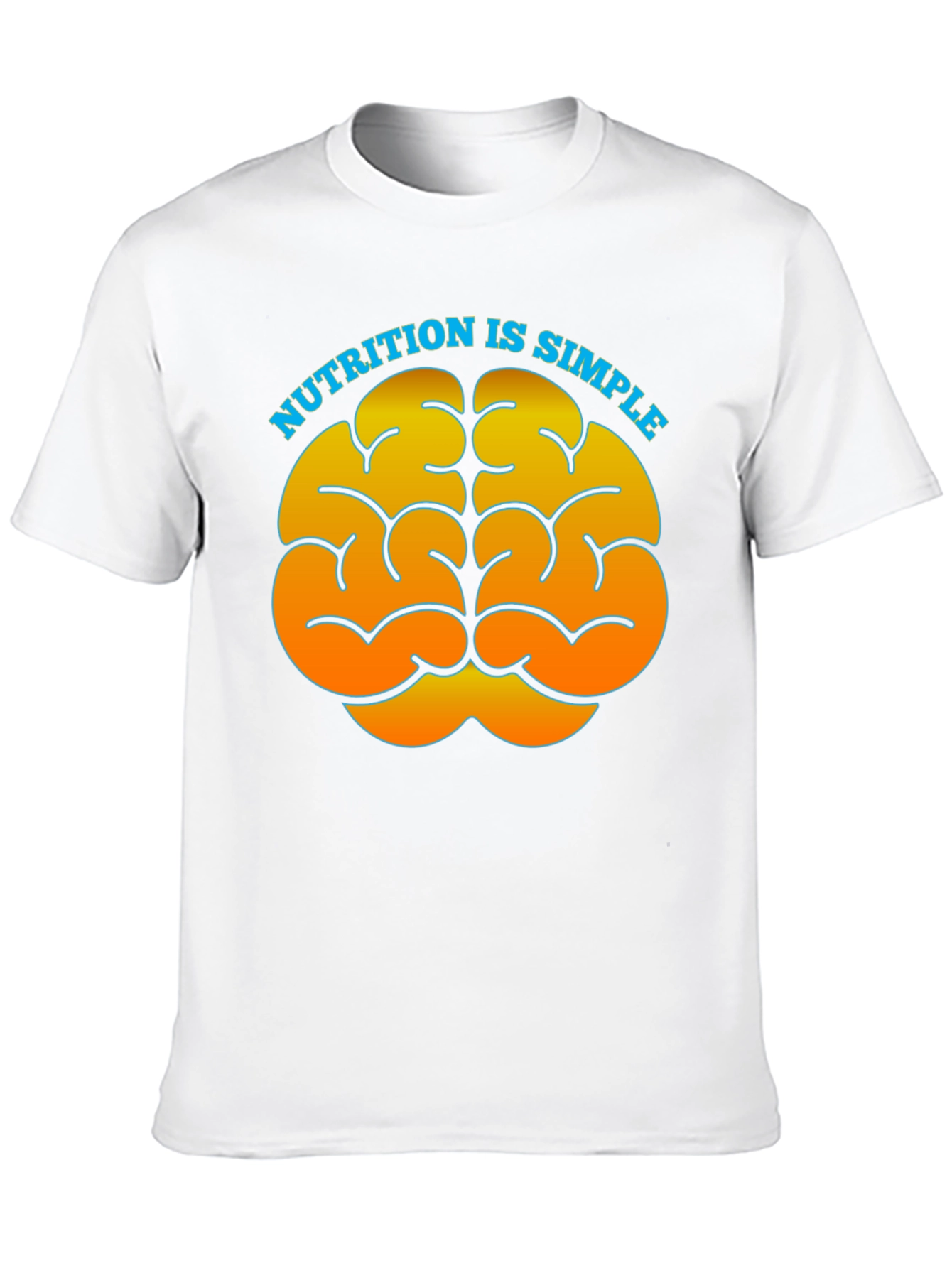Nutrition is Simple Brain Graphic Tee