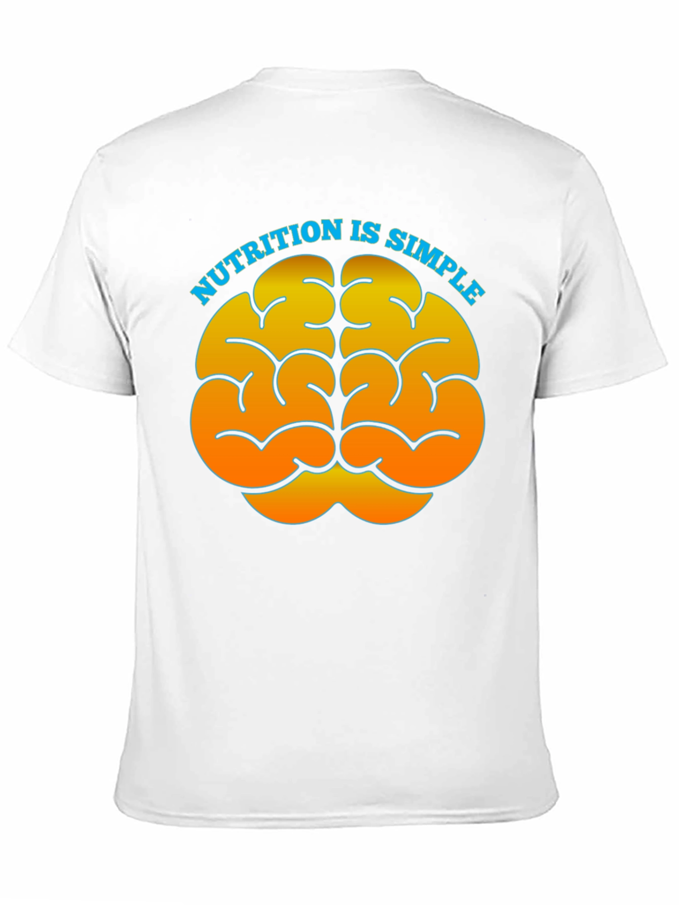 Nutrition is Simple Brain Graphic Tee