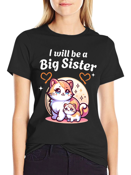 I Will Be A Big Sister T-Shirt