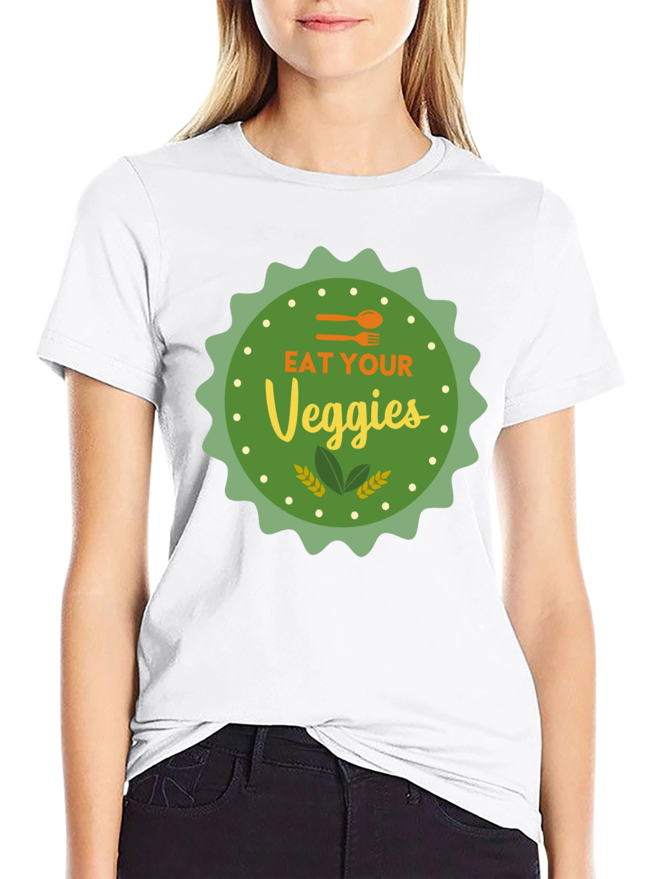 Eat Your Veggies Graphic T-Shirt - Vegan Friendly