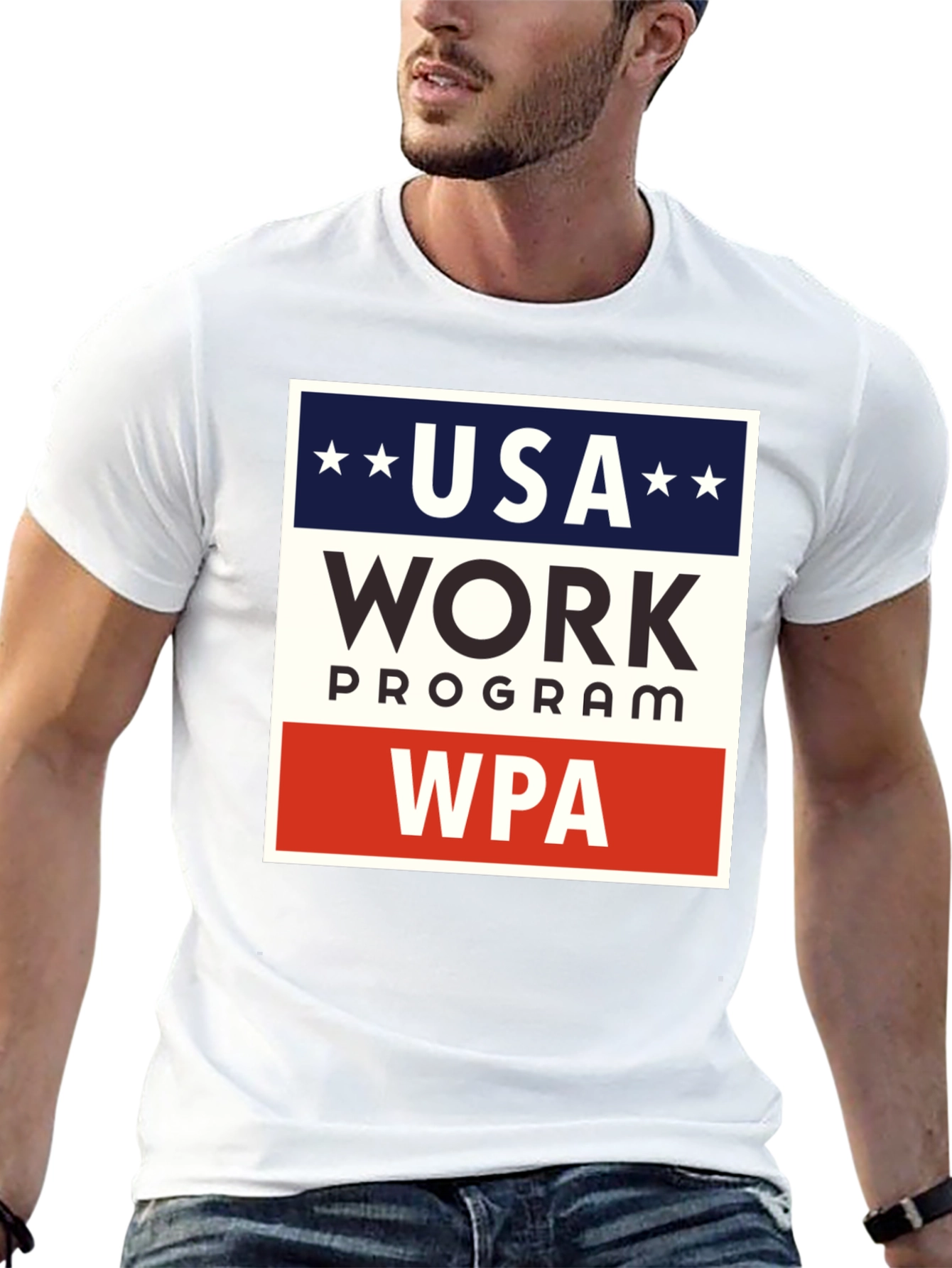 USA Work Program WPA Graphic Tee
