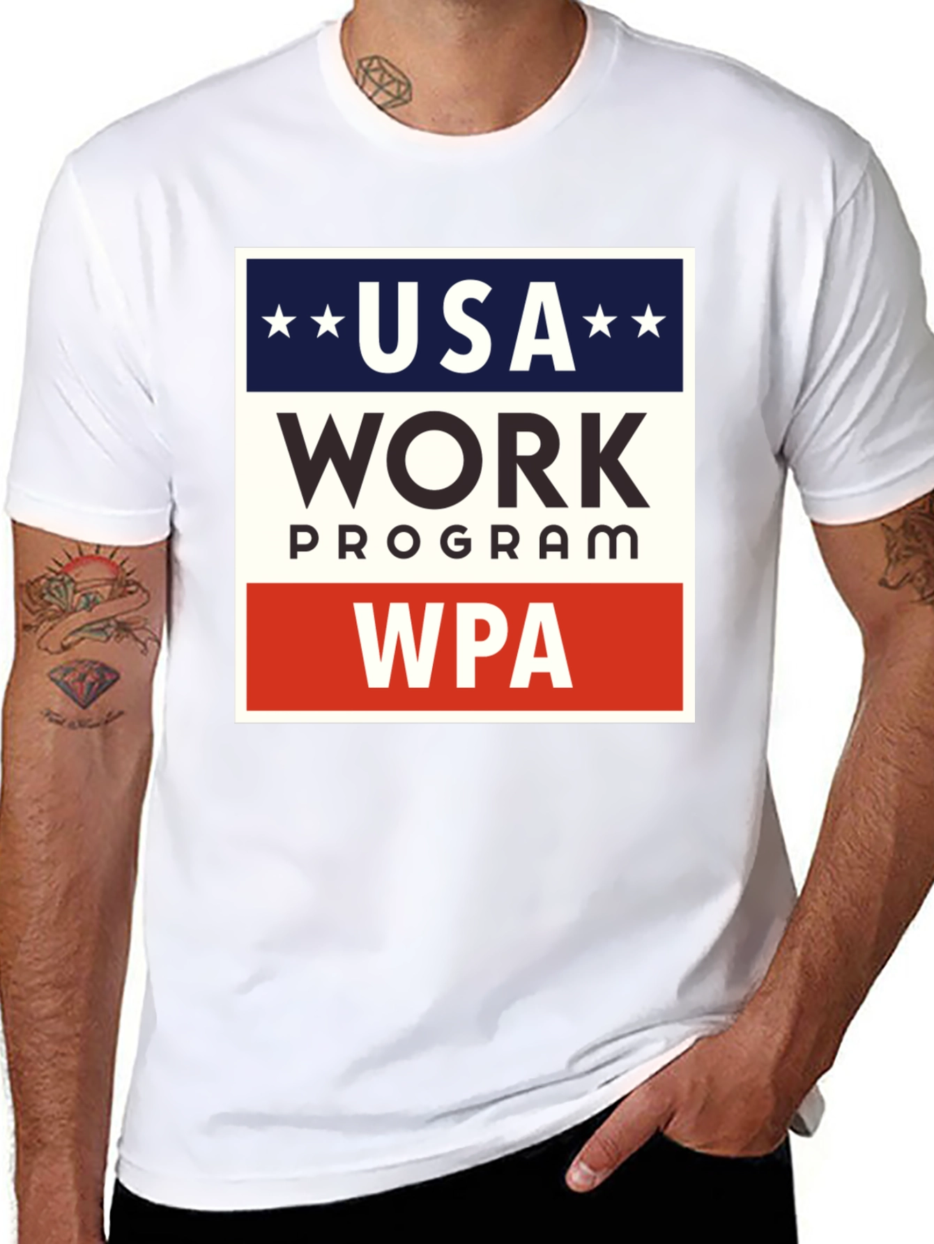 USA Work Program WPA Graphic Tee