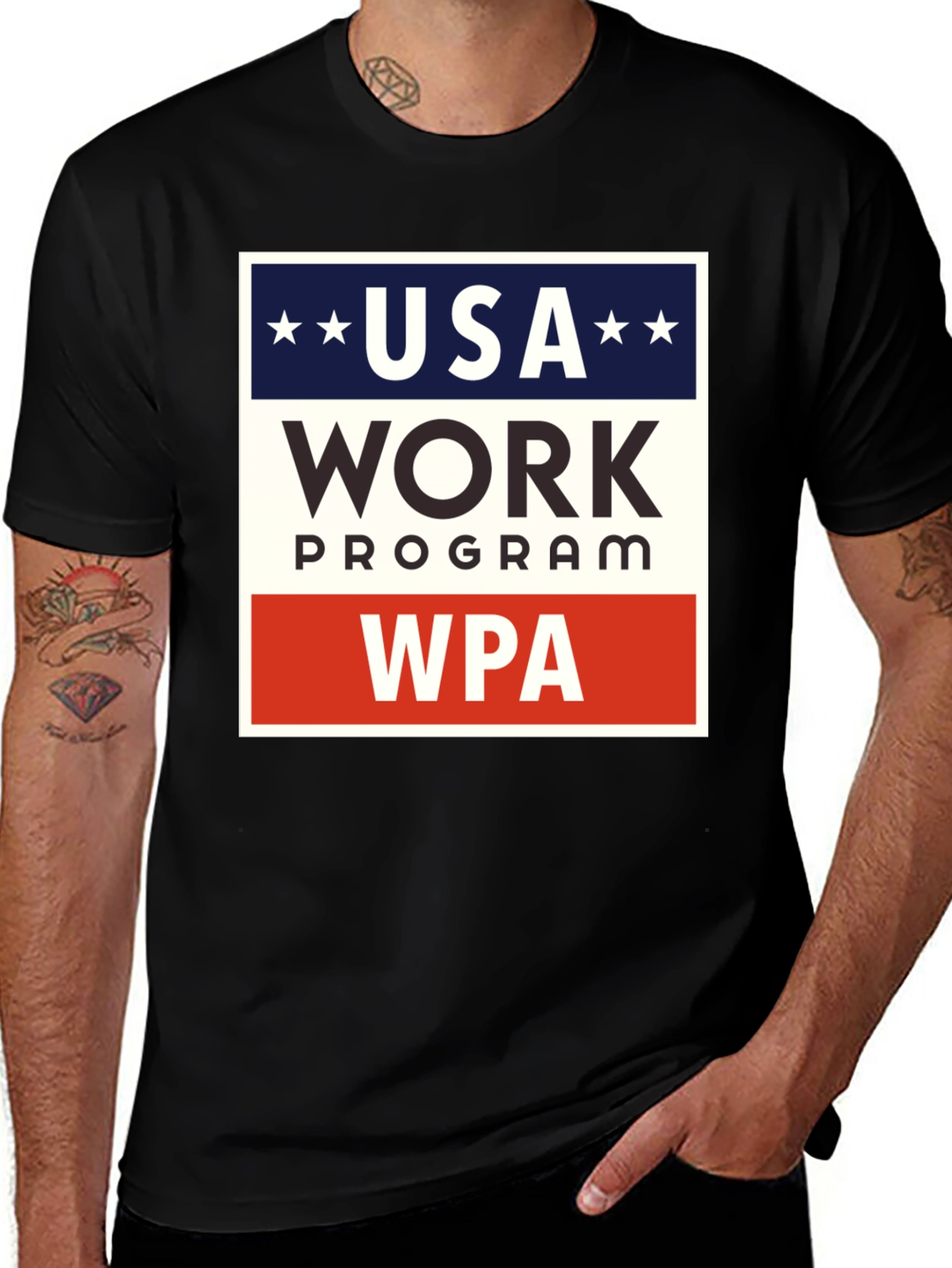 USA Work Program WPA Graphic Tee