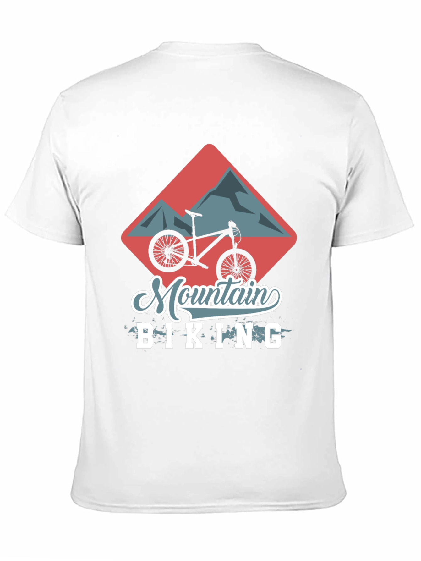 Mountain Biking Graphic Tee - Black
