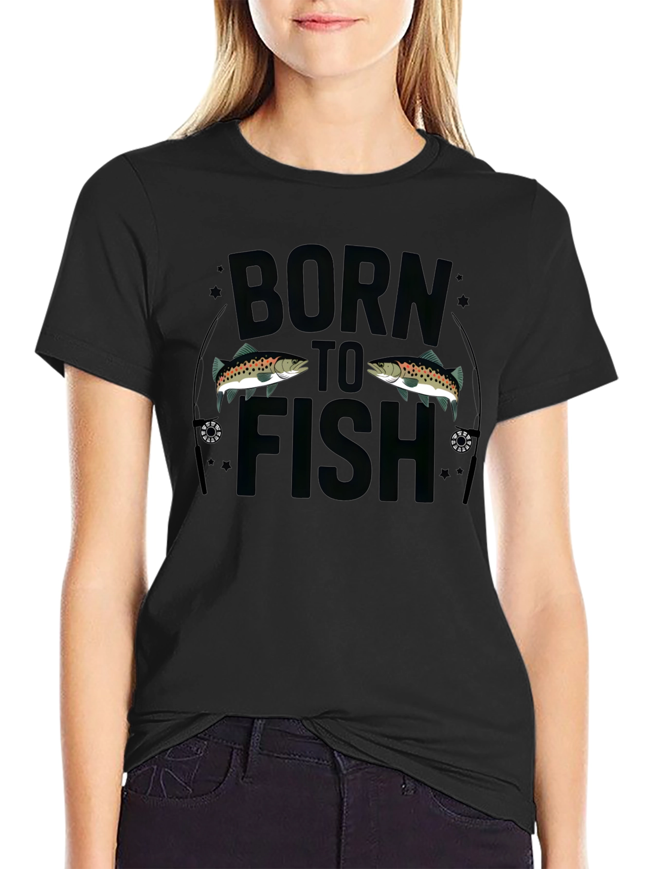 Born to Fish Graphic T-Shirt