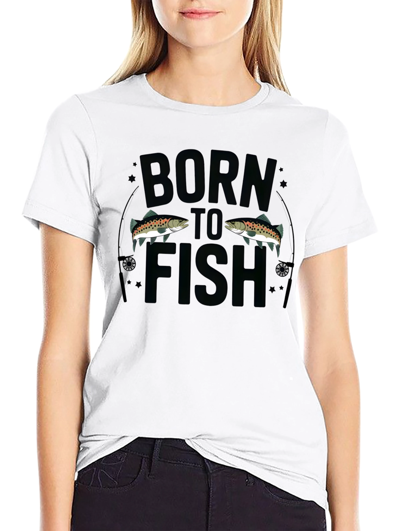 Born to Fish Graphic T-Shirt