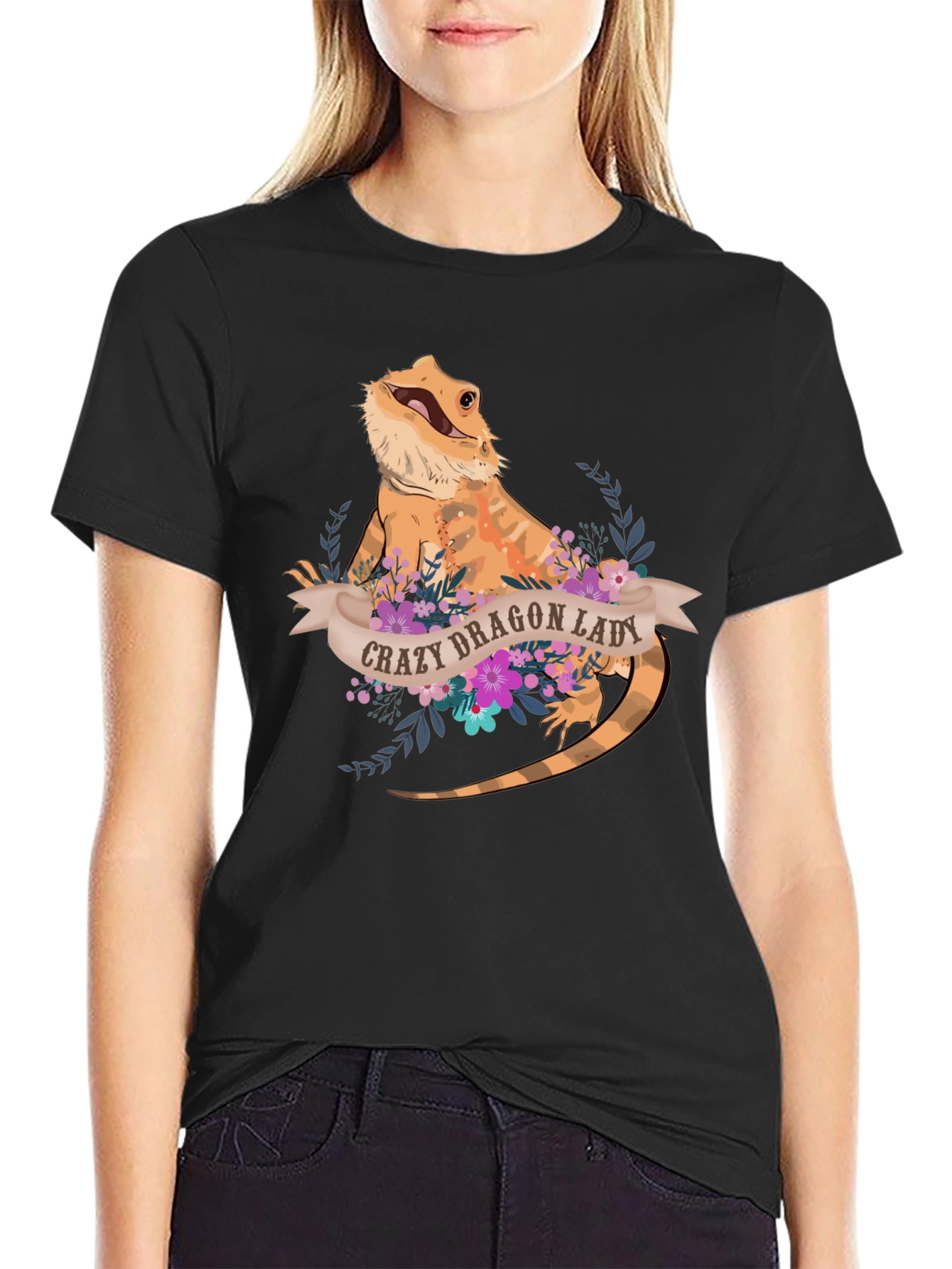 Crazy Dragon Lady T-Shirt