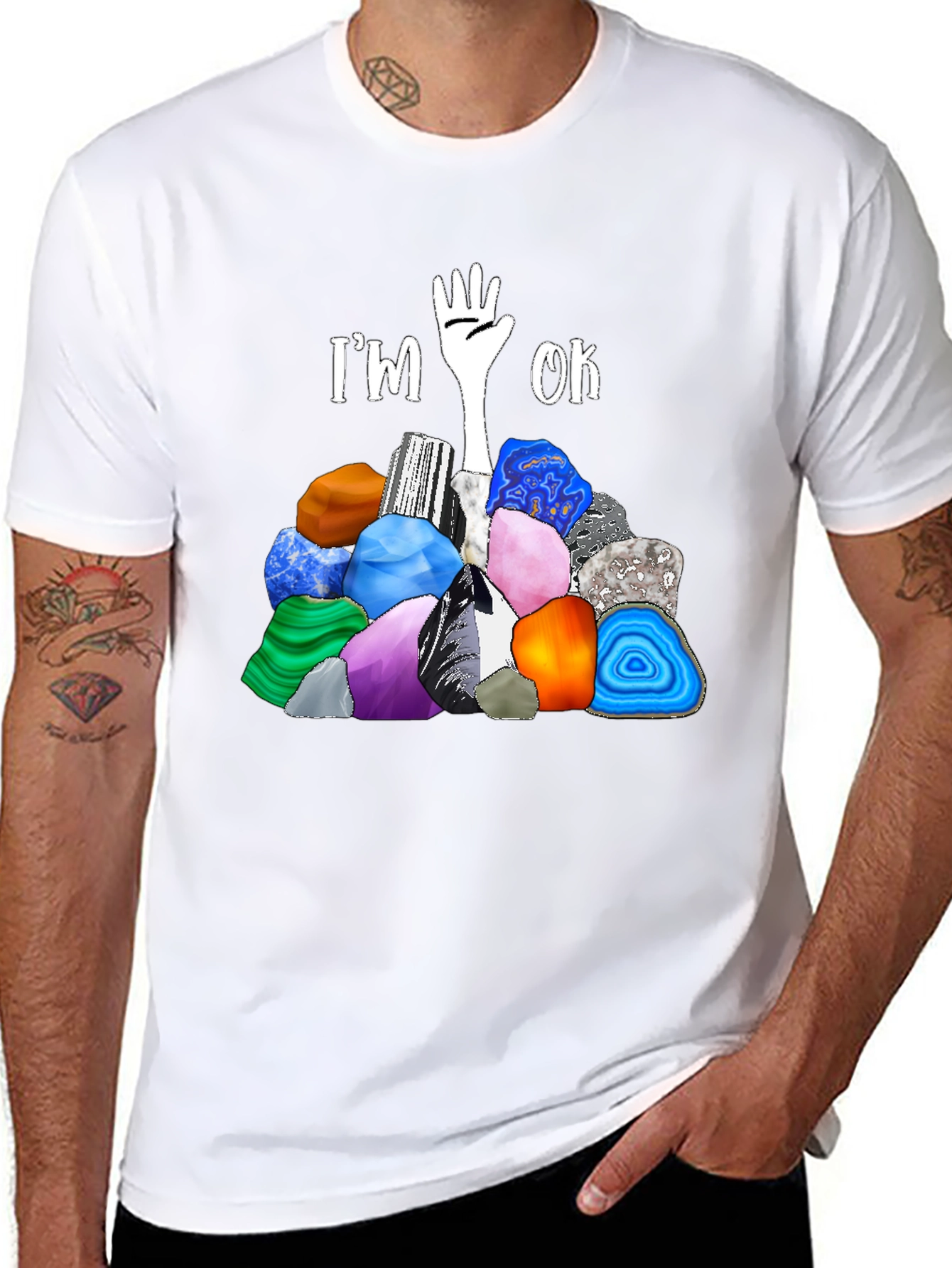 Im OK Rockhound T-Shirt Mineral Collector