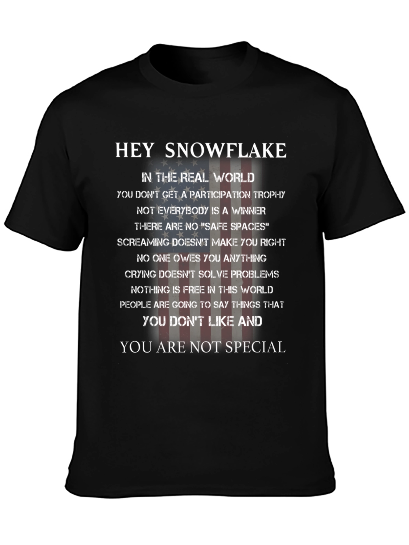Hey Snowflake Graphic T-Shirt