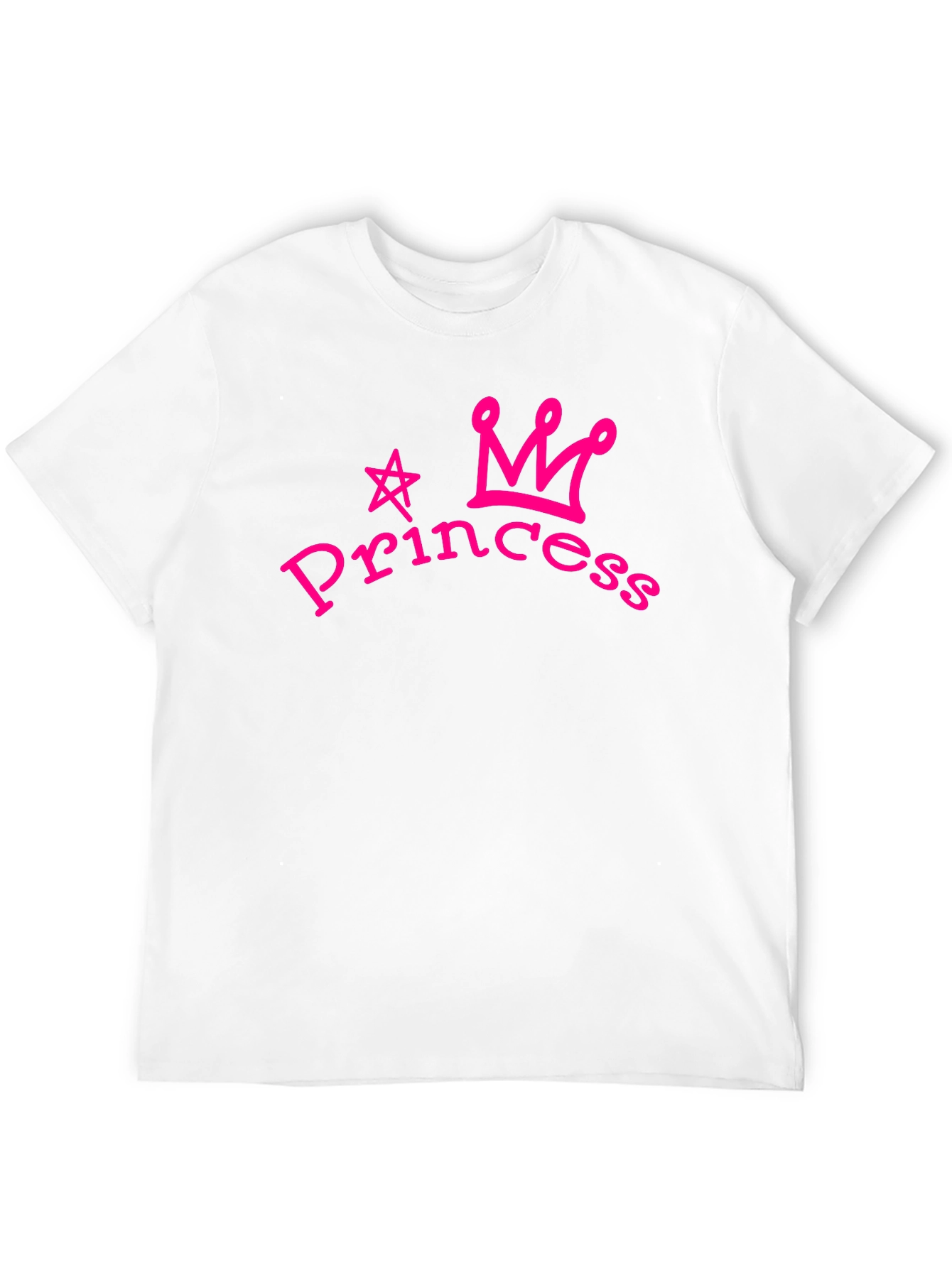 Princess Crown Graphic Tee - Stylish Black T-Shirt