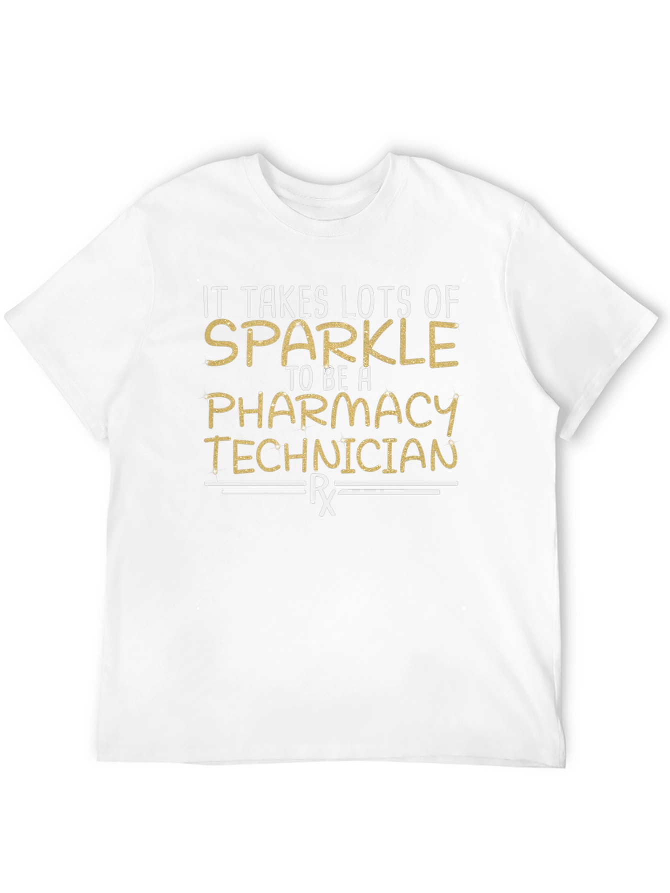 Sparkle Pharmacy Technician Black T-Shirt