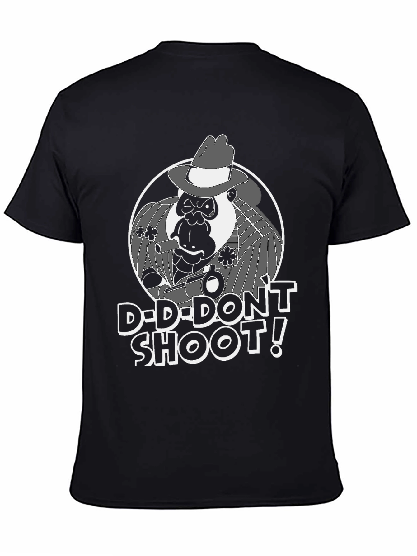 Gorilla Gangster Graphic Tee - D-D-Dont Shoot! T-Shirt