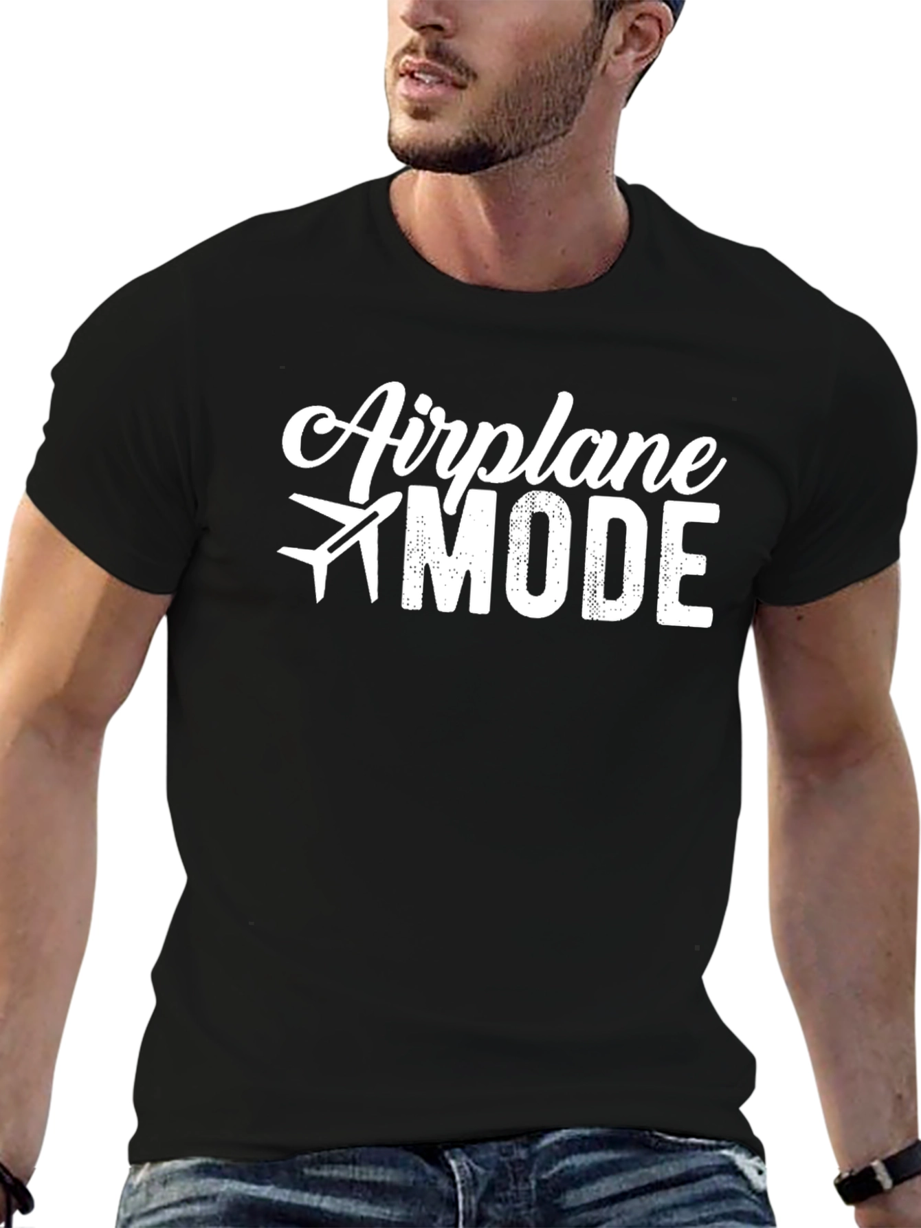 Airplane Mode Graphic T-Shirt