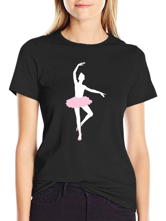 Ballerina Graphic T-Shirt - Classic Dance Tee