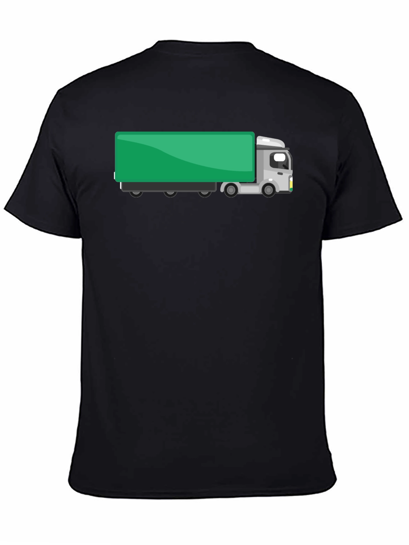 Truck Graphic T-Shirt - Black Cotton Tee