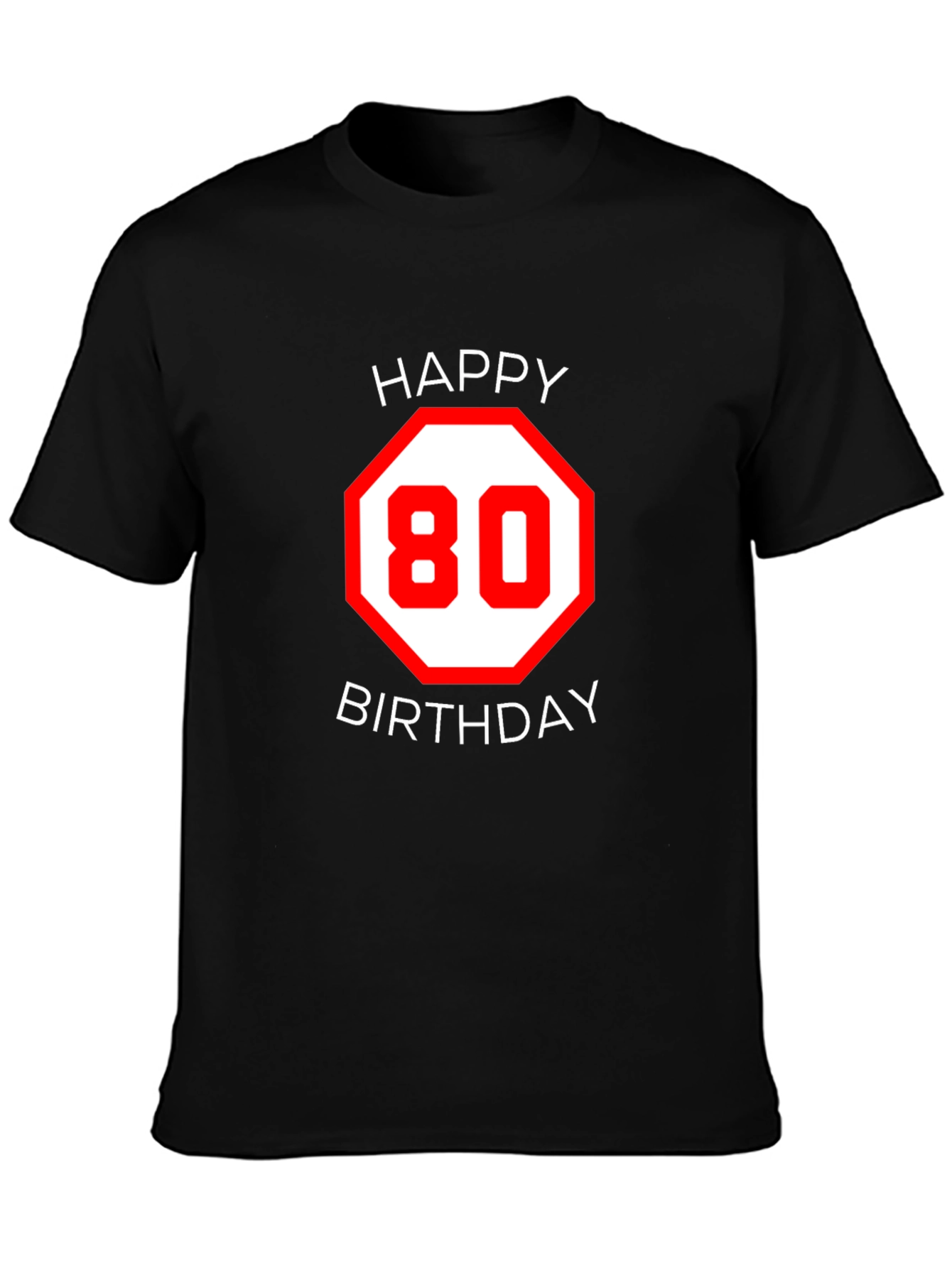 Happy 80th Birthday Graphic Tee