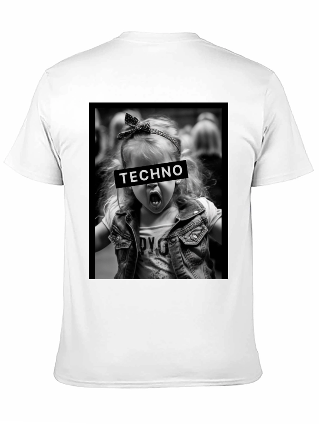 Techno Graphic Tee - Edgy Kids Style