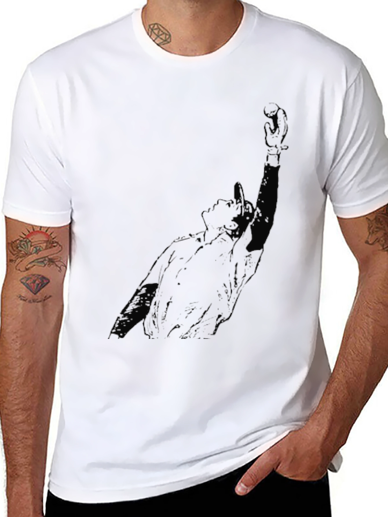 Rocky Balboa Graphic Tee - Black