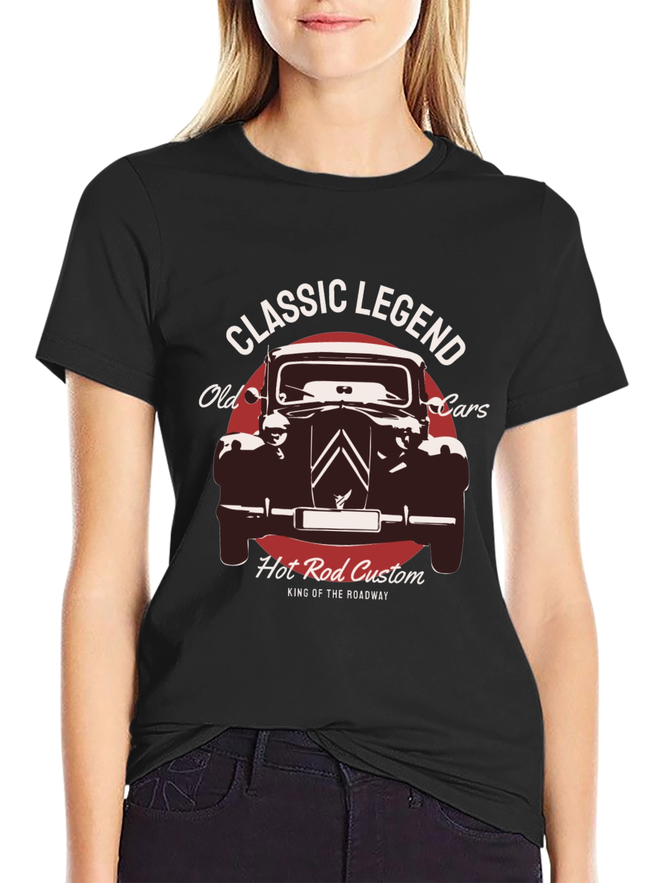 Classic Legend Car T-Shirt - Hot Rod Custom Design