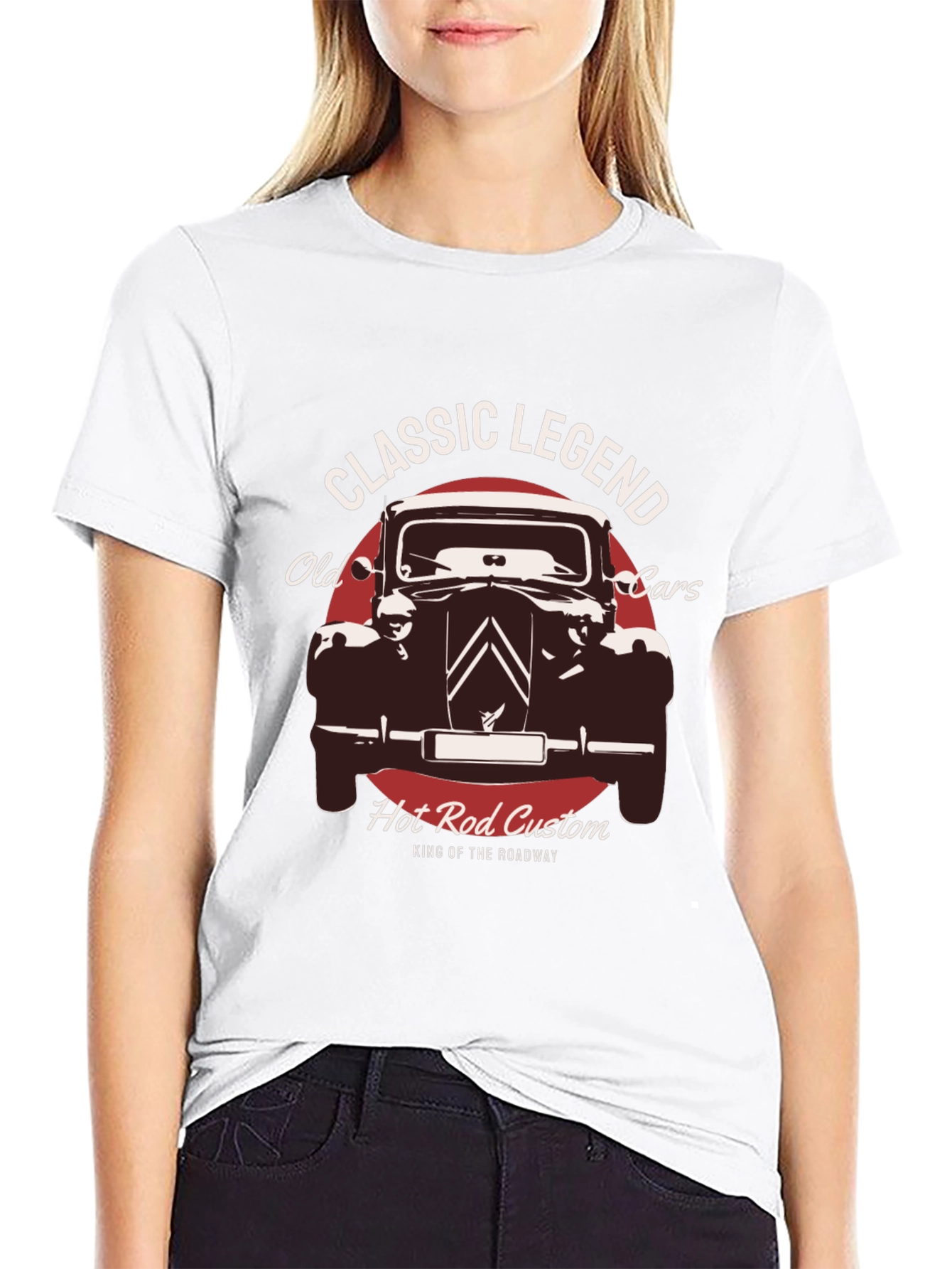 Classic Legend Car T-Shirt - Hot Rod Custom Design