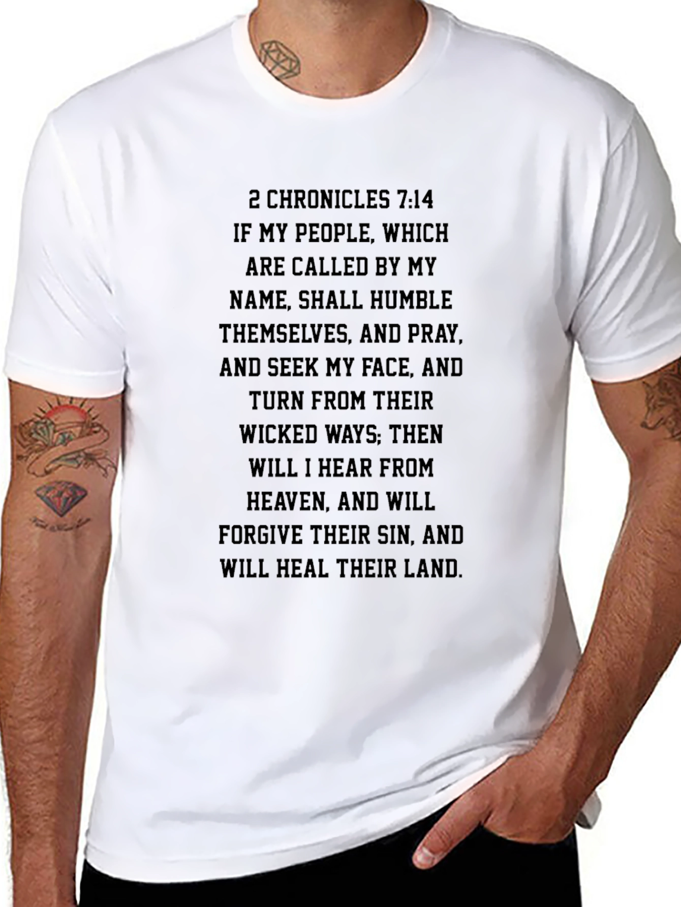 2 Chronicles 7:14 Christian T-Shirt