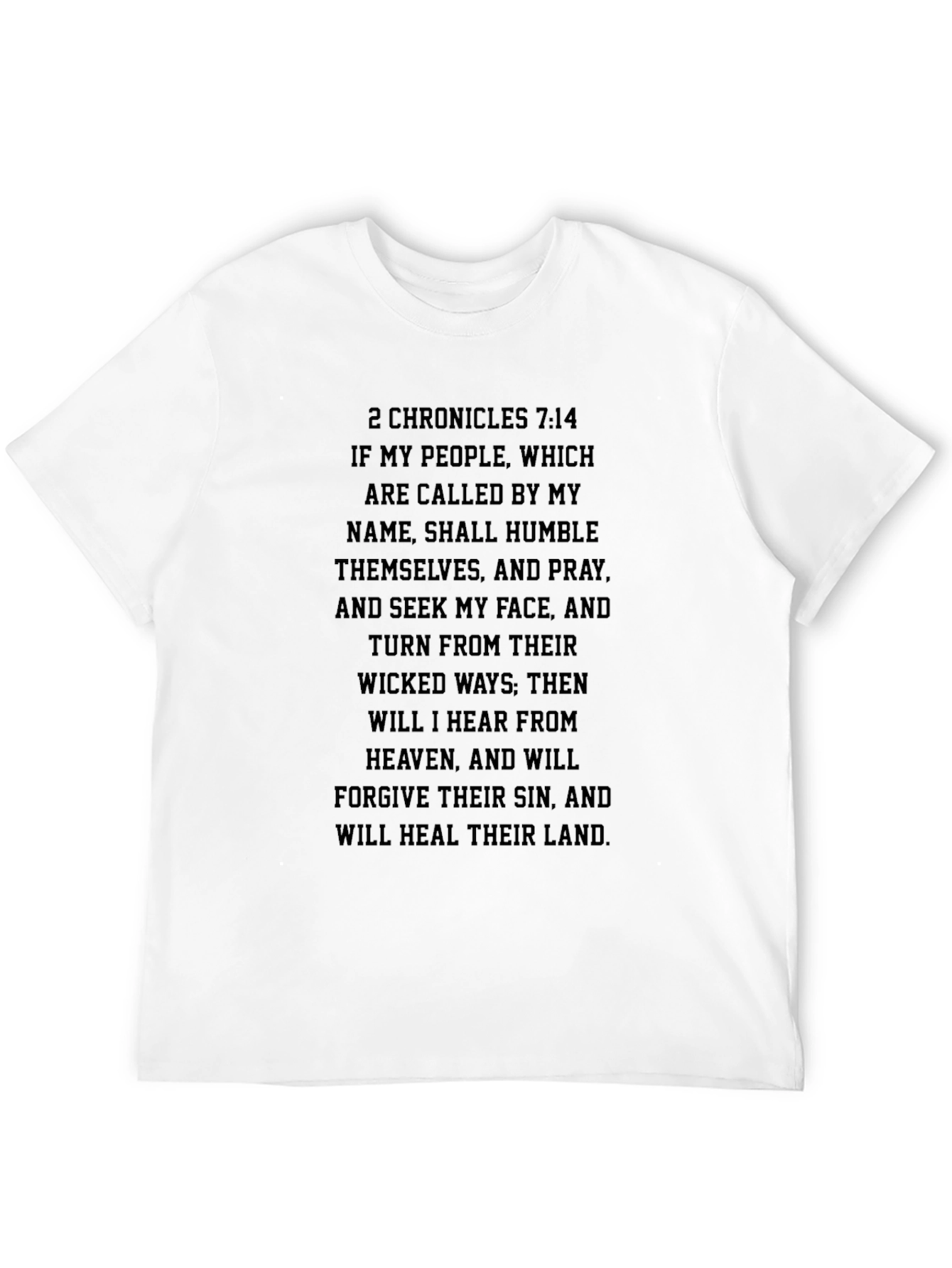 2 Chronicles 7:14 Christian T-Shirt