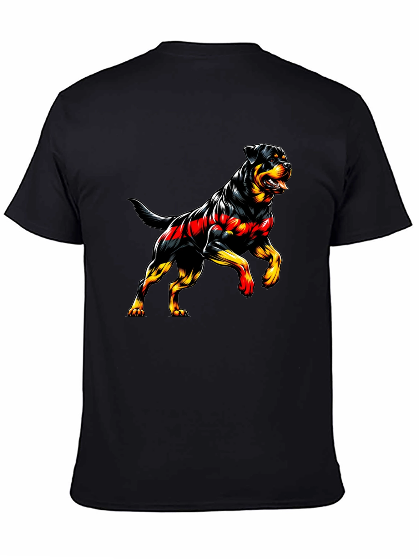 Rottweiler Graphic Tee - Black T-Shirt